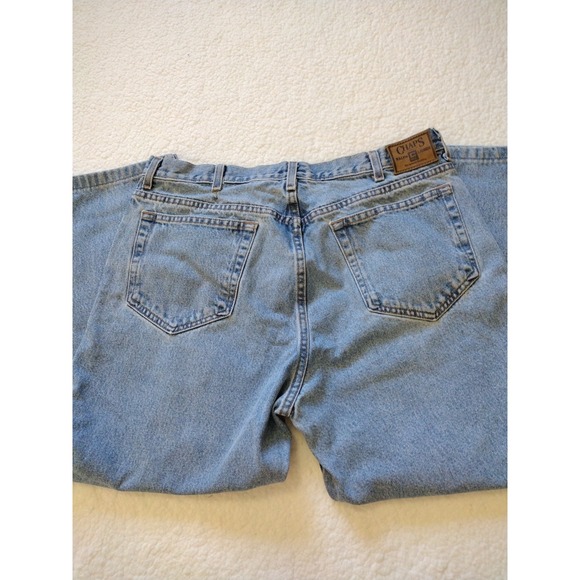 VTG Chaps‎ Ralph Lauren Jeans Men's Sz 38x32 Blue Denim  Straight 90's Baggy - Picture 7 of 9
